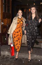 ROSE WILLIAMS and SYNNOVE KARLSEN Leaves Vanity Fair EE Rising Star Party in London 31.01.2019