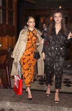 ROSE WILLIAMS and SYNNOVE KARLSEN Leaves Vanity Fair EE Rising Star Party in London 31.01.2019