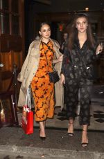 ROSE WILLIAMS and SYNNOVE KARLSEN Leaves Vanity Fair EE Rising Star Party in London 31.01.2019