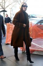 ROSIE HUNTINGTON-WHITELEY Out in New York 02/06/2019