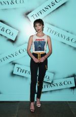 ROWAN BLANCHARD at Tiffany & co. Modern Love Photoghaphy Exhibition in New York 02/09/2019