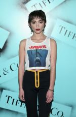 ROWAN BLANCHARD at Tiffany & co. Modern Love Photoghaphy Exhibition in New York 02/09/2019