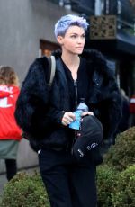 RUBY ROSE Out and About in West Hollywood 02/02/2019