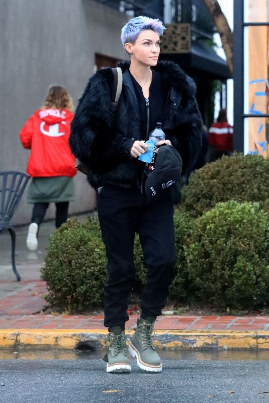 RUBY ROSE Out and About in West Hollywood 02/02/2019