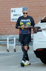 RUBY ROSE Shows off New Color Hairdo Out in Los Angeles 01/31/2019