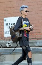 RUBY ROSE Shows off New Color Hairdo Out in Los Angeles 01/31/2019