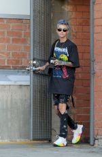 RUBY ROSE Shows off New Color Hairdo Out in Los Angeles 01/31/2019