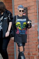 RUBY ROSE Shows off New Color Hairdo Out in Los Angeles 01/31/2019