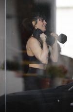 RUMER WILLIS Working Out at a Gym in Hollywood 02/01/2019