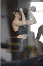 RUMER WILLIS Working Out at a Gym in Hollywood 02/01/2019