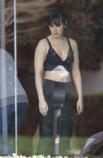 RUMER WILLIS Working Out at a Gym in Hollywood 02/01/2019