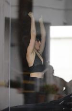 RUMER WILLIS Working Out at a Gym in Hollywood 02/01/2019