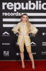 SABRINA CARPENTER at Republic Records Grammys After-party in Los Angeles 02/10/2019