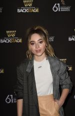 SABRINA CARPENTER at Westwood One Radio Roundtables for 2019 Grammy Awards in Los Angeles 02/08/2019