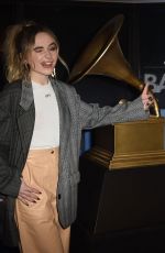 SABRINA CARPENTER at Westwood One Radio Roundtables for 2019 Grammy Awards in Los Angeles 02/08/2019