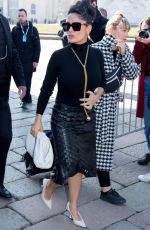 SALMA HAYEK at Bottega Veneta Show in Milan 02/22/2019