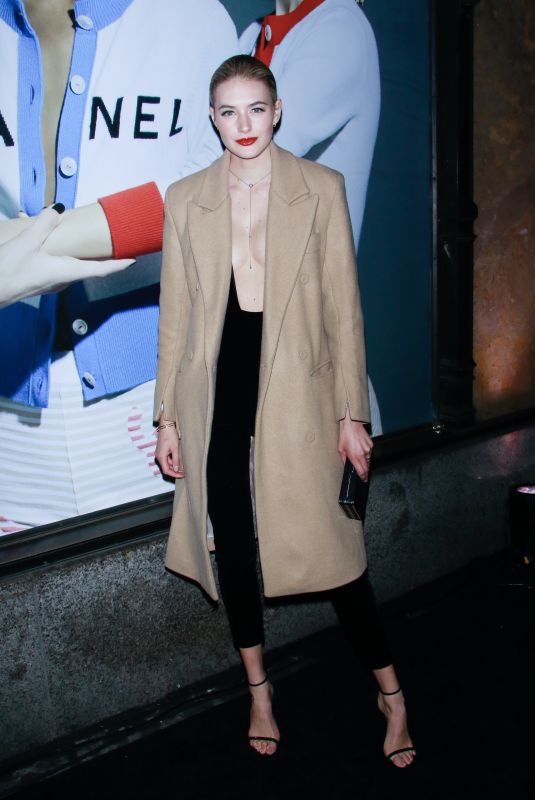 SANNE VLOET Night Out in New York 02/08/2019
