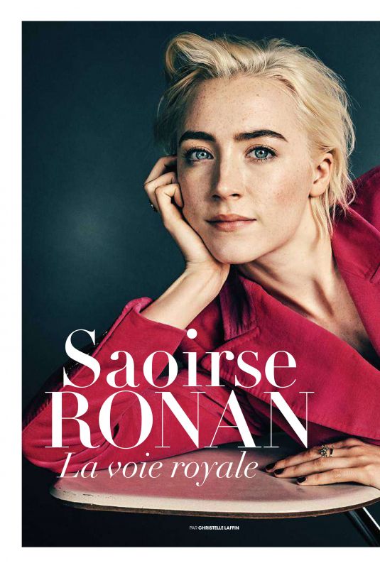 SAOIRSE RONAN in Madame Figaro Magazine, February 2019