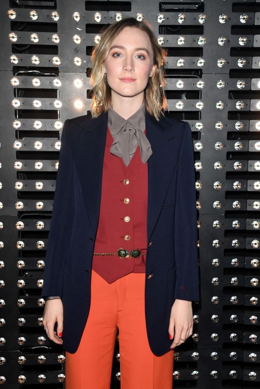 SAPIRSE RONAN at Gucci Fashion Show in Milan 02/20/2019
