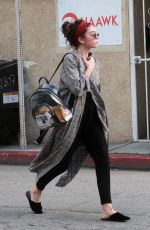 SARAH HYLAND Out and About in Los Angeles 02/20/2019