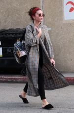 SARAH HYLAND Out and About in Los Angeles 02/20/2019