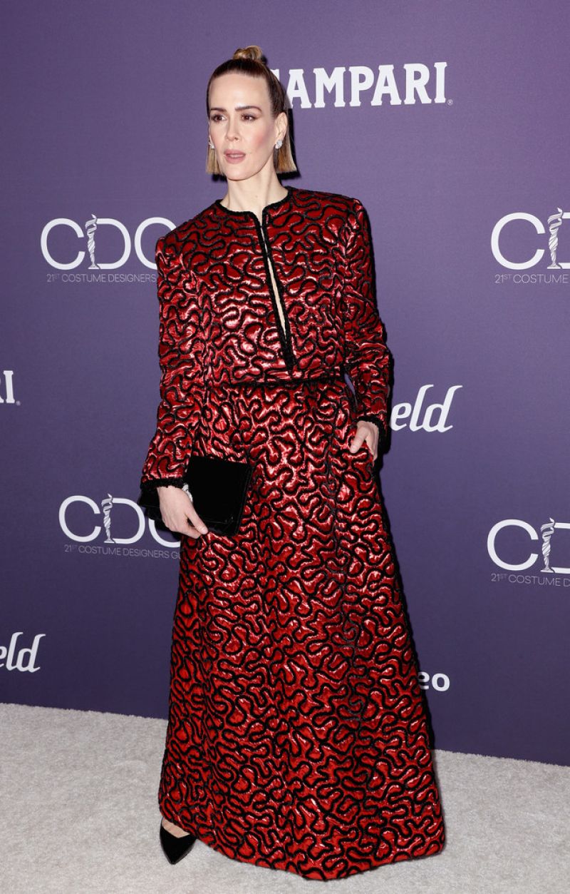 SARAH PAULSON at Costume Designers Guild Awards 2019 in Beverly Hills ...