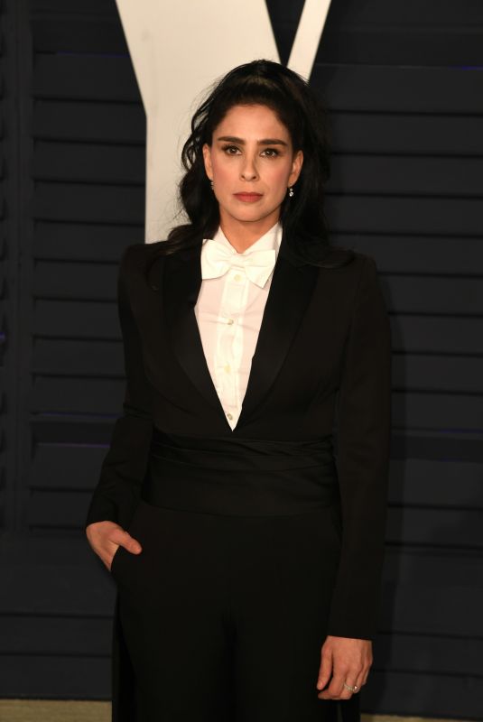SARAH SILVERMAN at Vanity Fair Oscar Party in Beverly Hills 02/24/2019