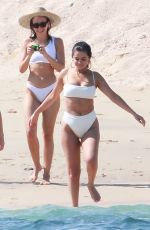 SELENA GOMEZ and Friends in Bikinis at a Beach in Cabo San Lucas 02/11/2019