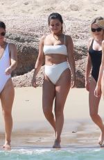 SELENA GOMEZ and Friends in Bikinis at a Beach in Cabo San Lucas 02/11/2019