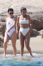 SELENA GOMEZ and Friends in Bikinis at a Beach in Cabo San Lucas 02/11/2019