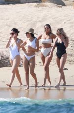 SELENA GOMEZ and Friends in Bikinis at a Beach in Cabo San Lucas 02/11/2019