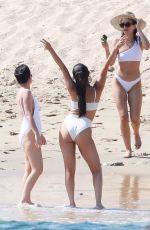 SELENA GOMEZ and Friends in Bikinis at a Beach in Cabo San Lucas 02/11/2019