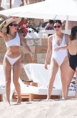 SELENA GOMEZ and Friends in Bikinis at a Beach in Cabo San Lucas 02/11/2019