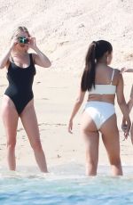 SELENA GOMEZ and Friends in Bikinis at a Beach in Cabo San Lucas 02/11/2019