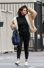 SELENA GOMEZ Heading to a Studio in Los Angeles 02/13/2019