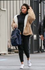 SELENA GOMEZ Heading to a Studio in Los Angeles 02/13/2019