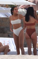 SELENA GOMEZ in Bikini on the Beach in Cabo San Lucas 02/11/2019