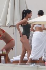 SELENA GOMEZ in Swinsuit at a Beach in Cabo 02/09/2019