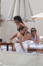 SELENA GOMEZ in Swinsuit at a Beach in Cabo 02/09/2019