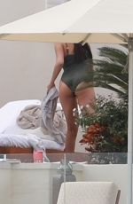 SELENA GOMEZ in Swinsuit at a Beach in Cabo 02/09/2019