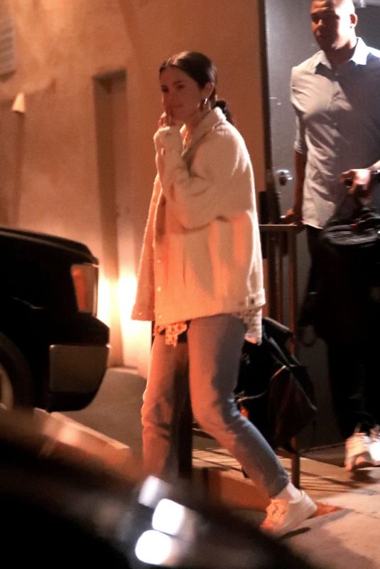 SELENA GOMEZ Leaves a Music Studio in Los Angeles 02/26/2019