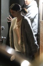 SELENA GOMEZ Leaves Recording Studio in Los Angeles 02/27/2019