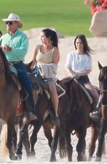SELENA GOMEZ Riding a Horse in Cabo San Lucas 02/11/2019