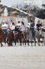 SELENA GOMEZ Riding a Horse in Cabo San Lucas 02/11/2019