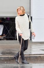 SELMA BLAIR Leaves a Restaurant in Studio City 02/05/2019