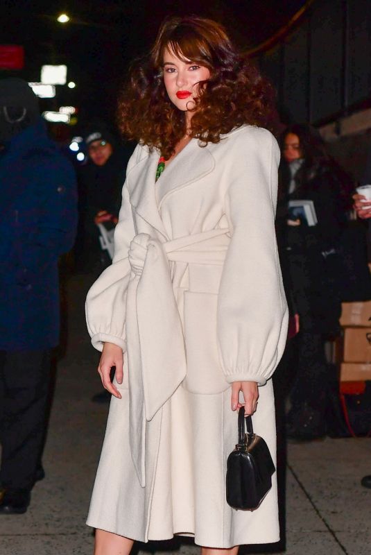 SHAILENE WOODLEY Arrives at Marc Jacobs Fashion Show in New York 02/13/2019