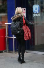 SIAN WELBY Arrives at Global Radio in London 02/12/2019