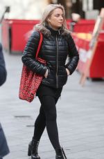 SIAN WELBY Arrives at Global Radio in London 02/12/2019