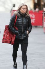 SIAN WELBY Arrives at Global Radio in London 02/12/2019