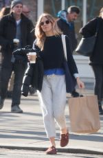 SIENNA MILLER Out in New York 02/15/2019